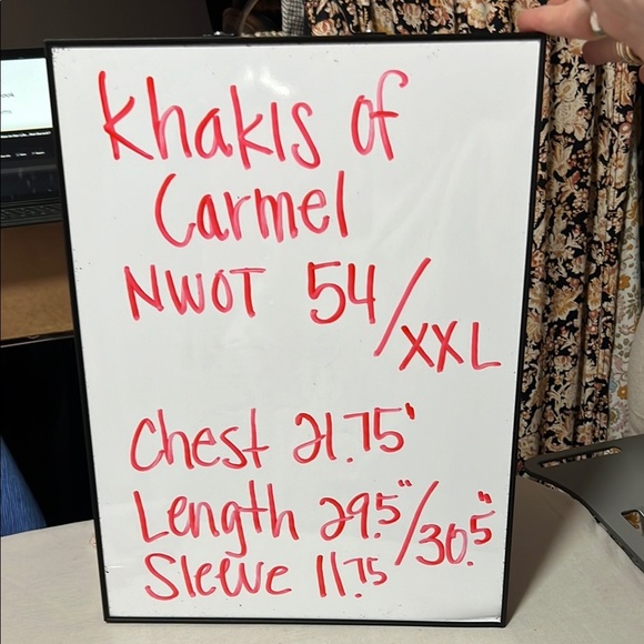 Khakis of Carmel NWOIT Men's Short Sleeve Knit Linen Top Size 54/XXL - Picture 4 of 7